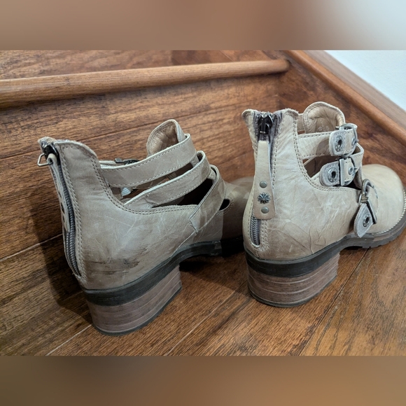 Dromedaris Women's Kelsy Taupe Brown Leather Ankle Boots Size 40 EU Sz 9/9.5 - Picture 16 of 16